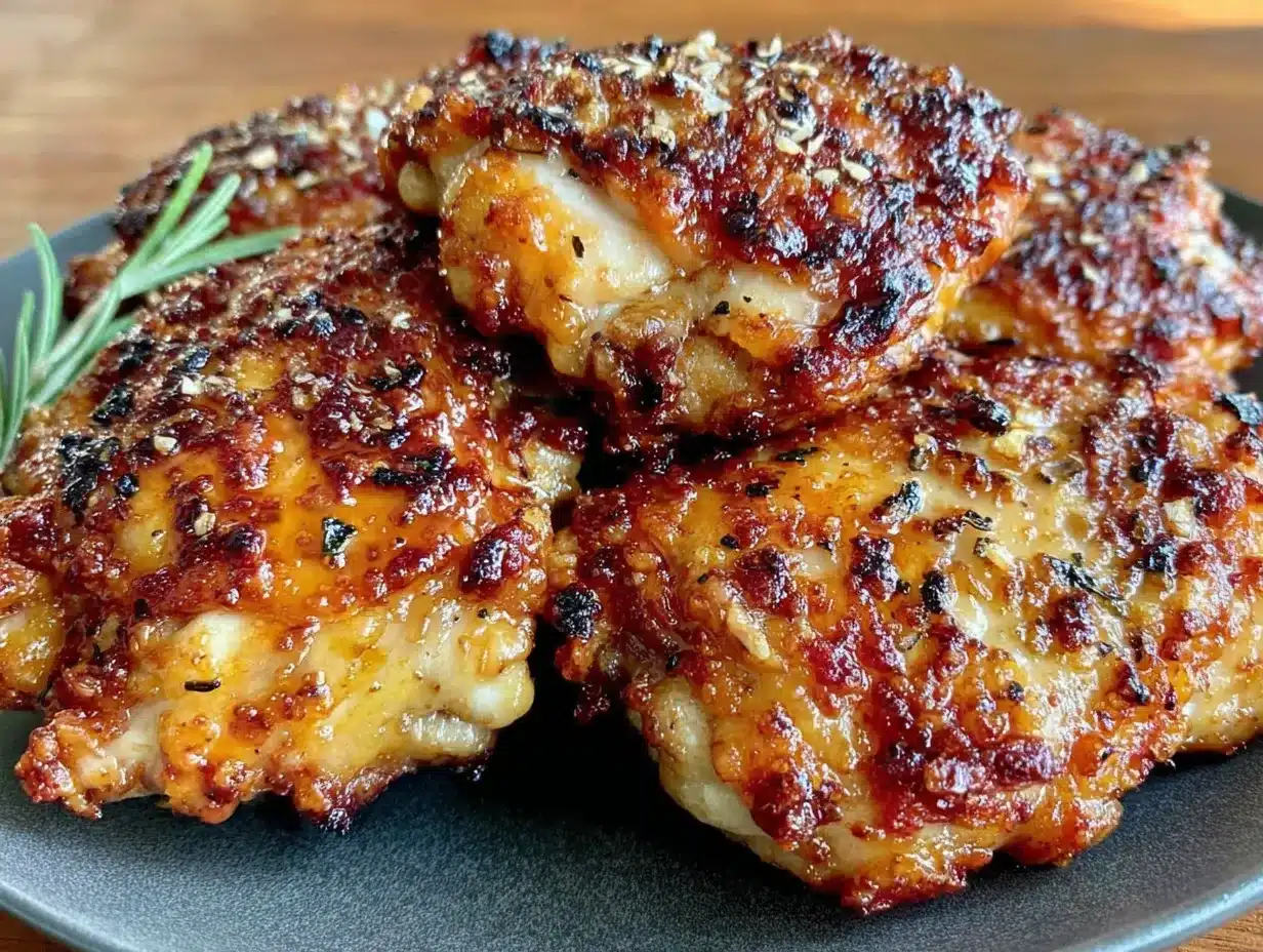 crispy air fryer chicken thighs no breading preparation steps