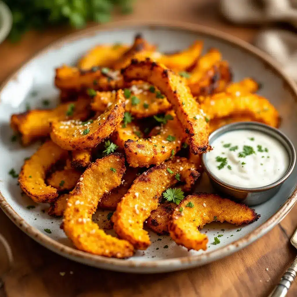 crispy parmesan butternut squash fries preparation steps