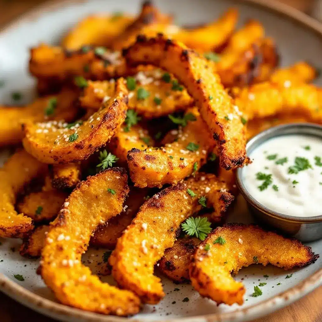 crispy parmesan butternut squash fries - featured image
