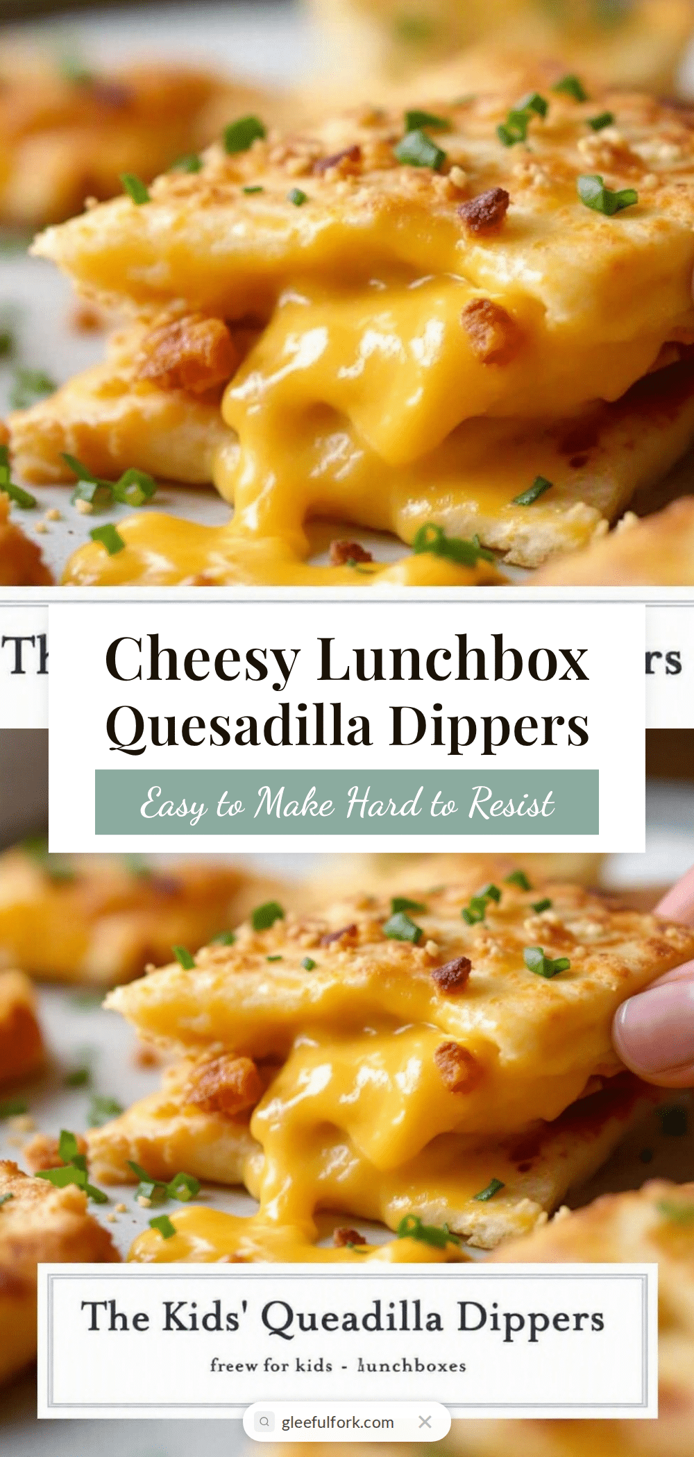 easy cheese quesadilla dippers recipe
