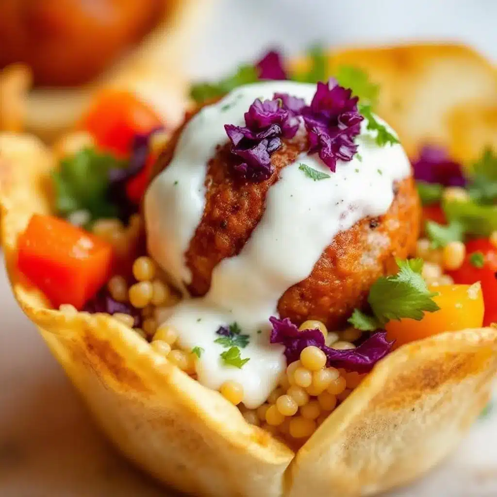 easy mini turkey meatball lunchbox cups - featured image