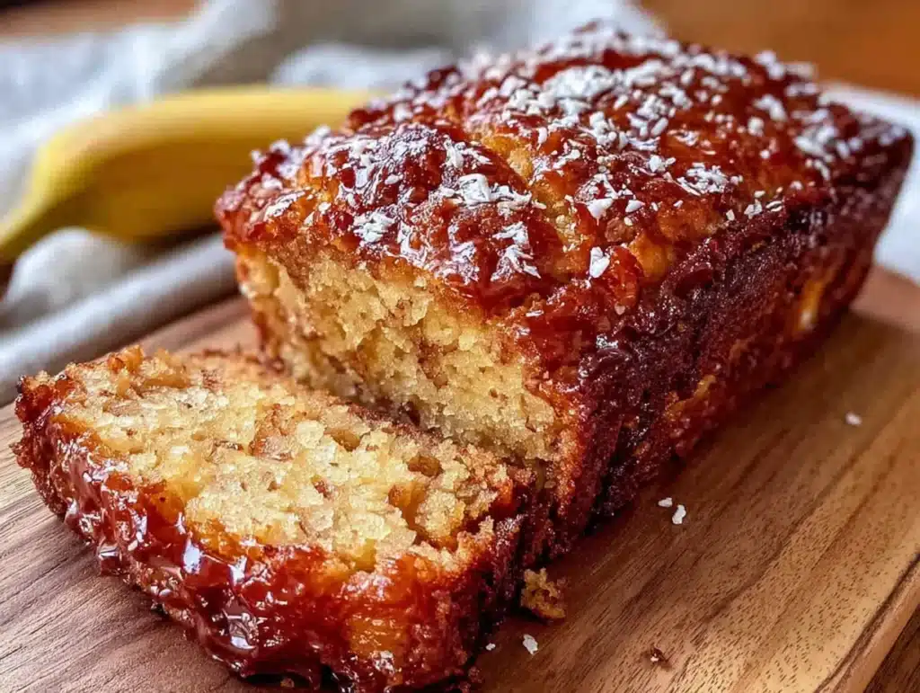 easy one-bowl banana bread - featured image