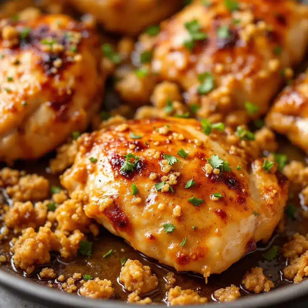 easy one-pan honey garlic chicken thighs preparation steps