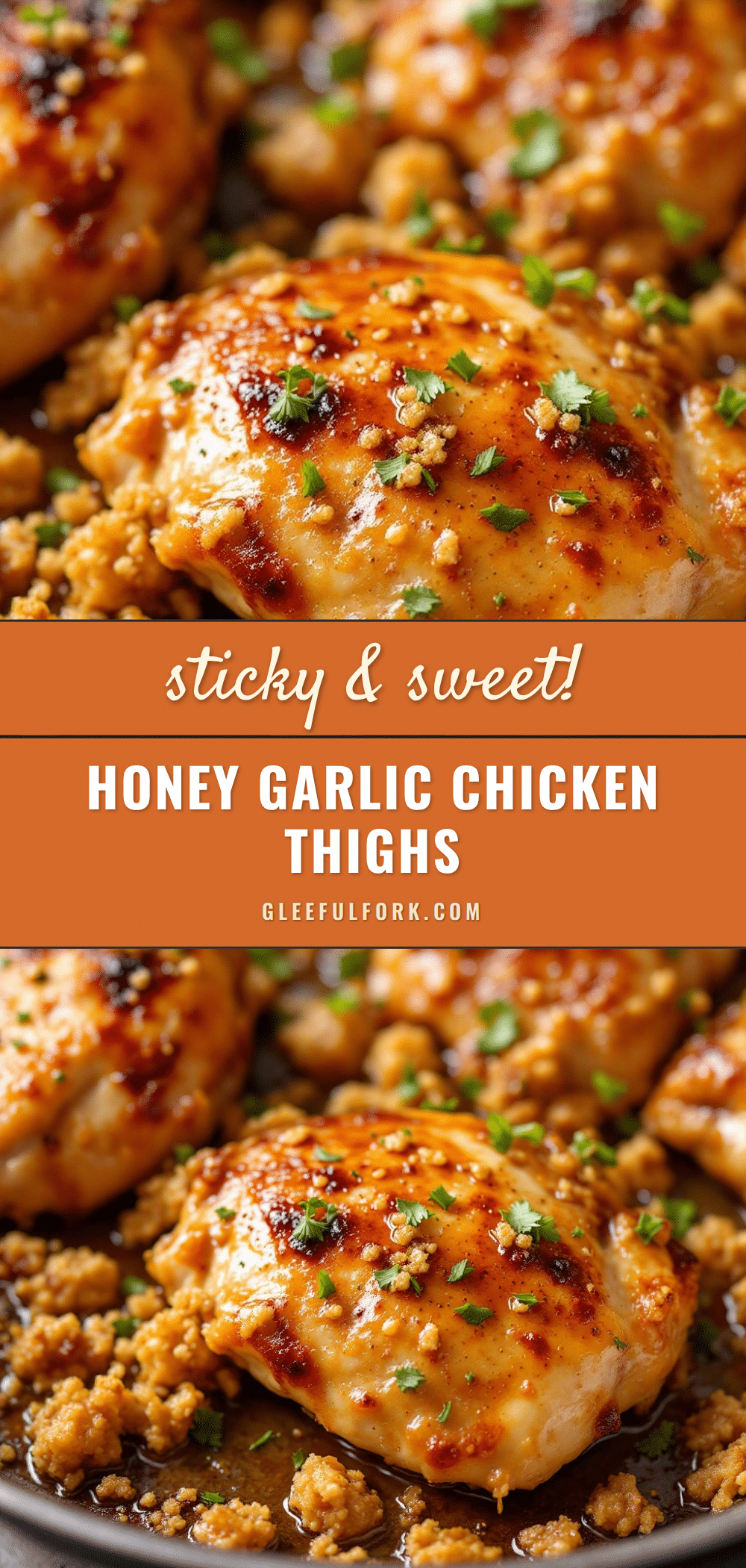 easy one-pan honey garlic chicken thighs recipe