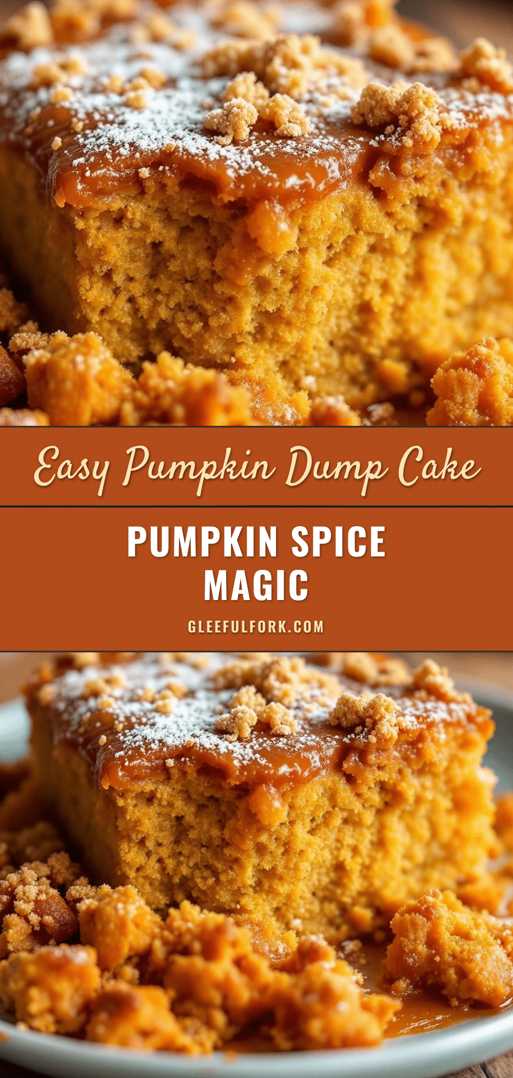 easy pumpkin dump cake with yellow cake mix recipe