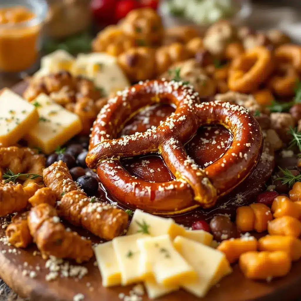 football charcuterie board preparation steps