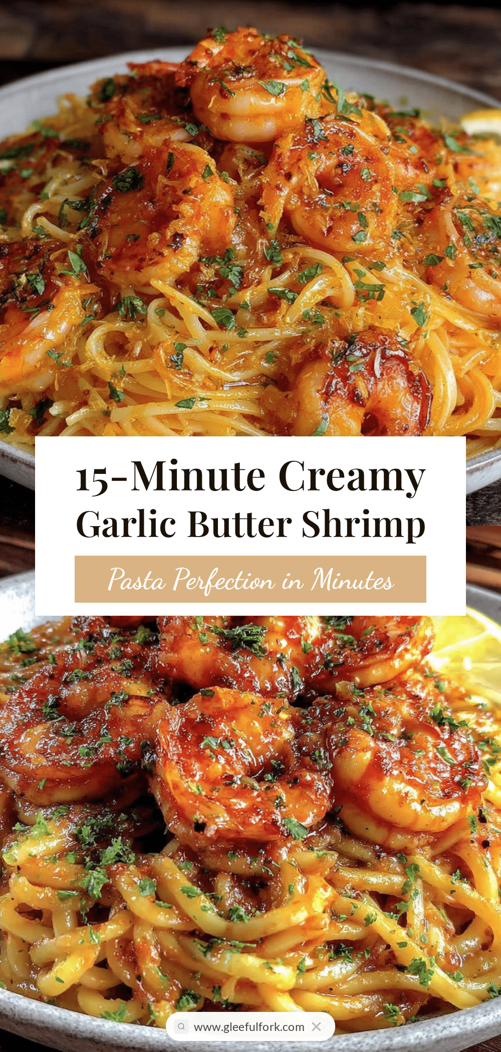 garlic butter shrimp pasta recipe