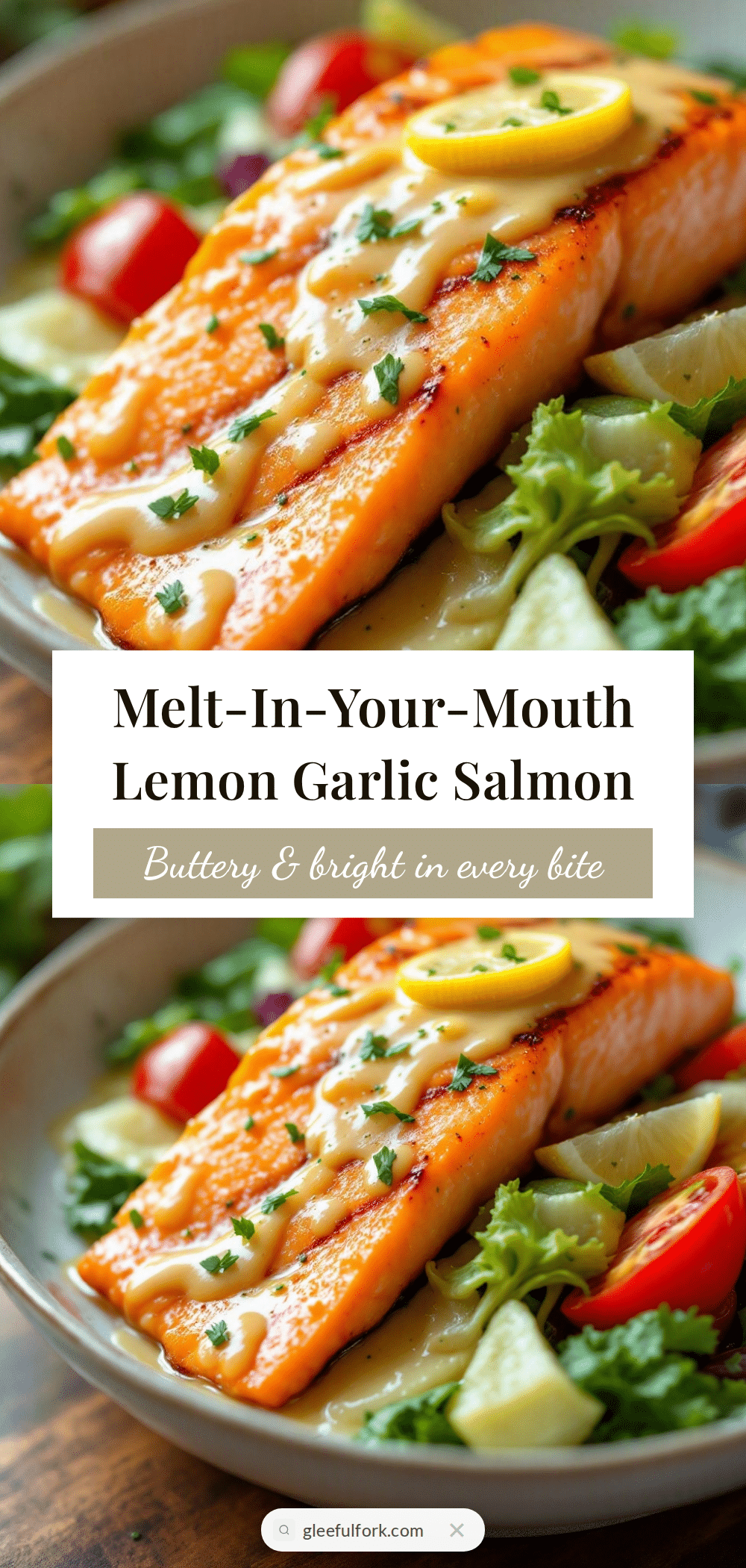 grilled salmon with lemon garlic butter recipe