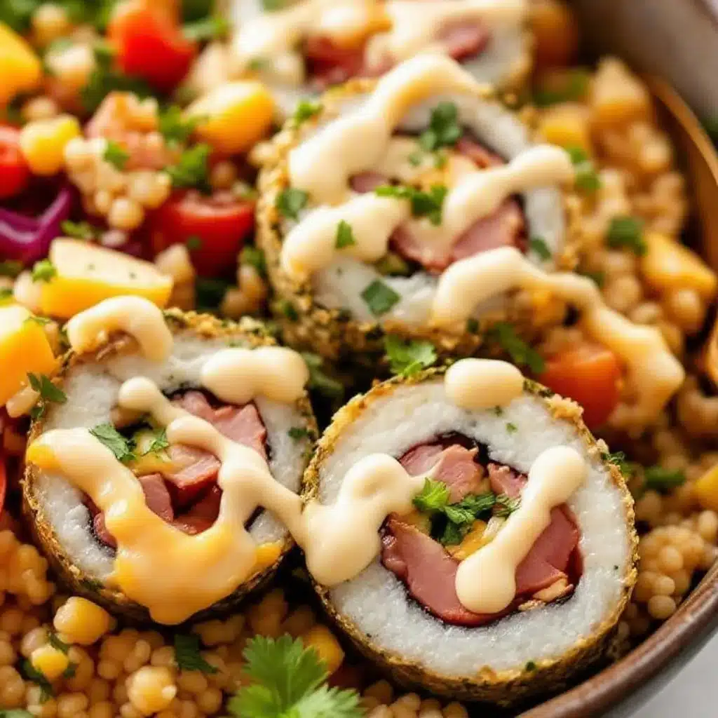 ham and cheese sushi rolls - featured image