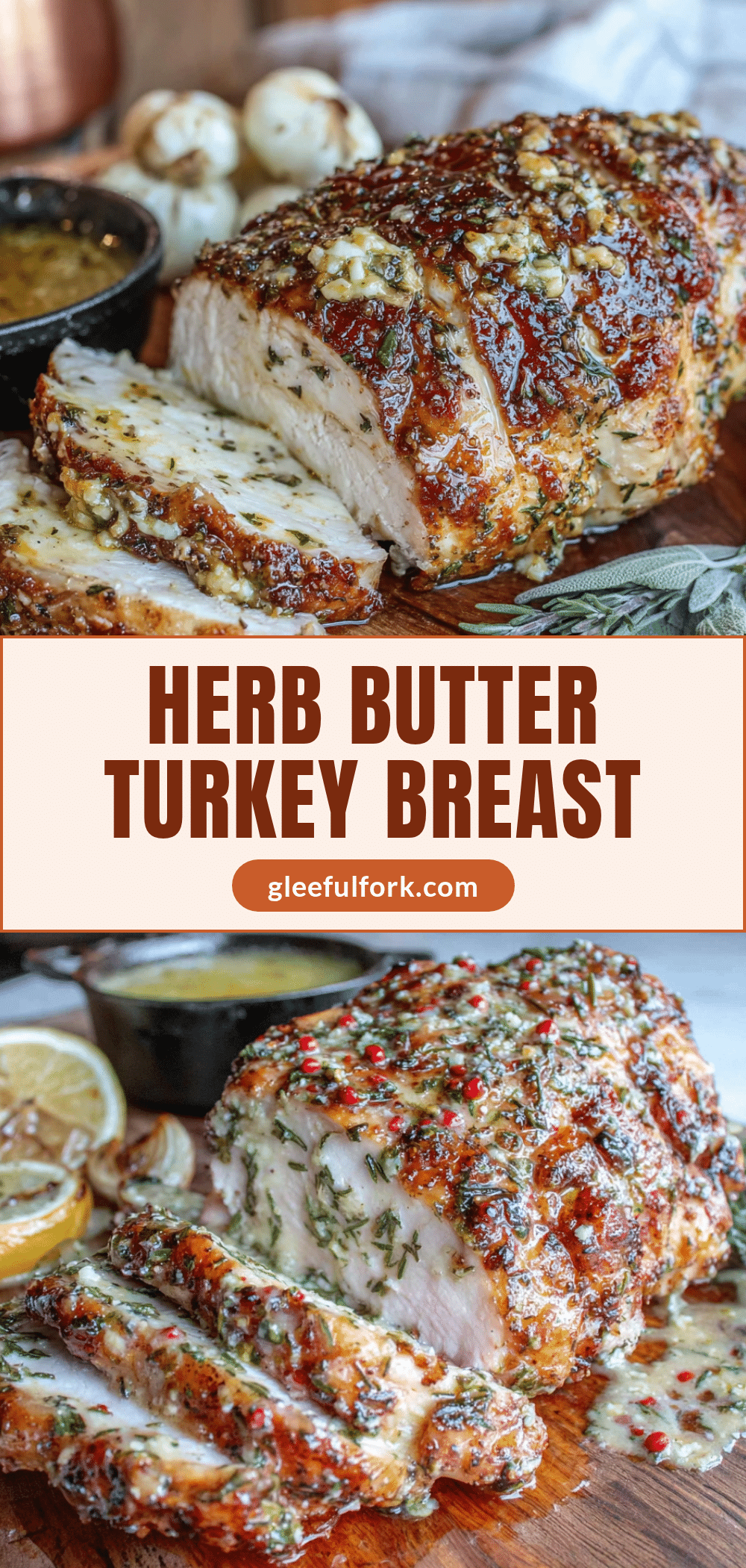 herb butter roasted turkey breast for two recipe