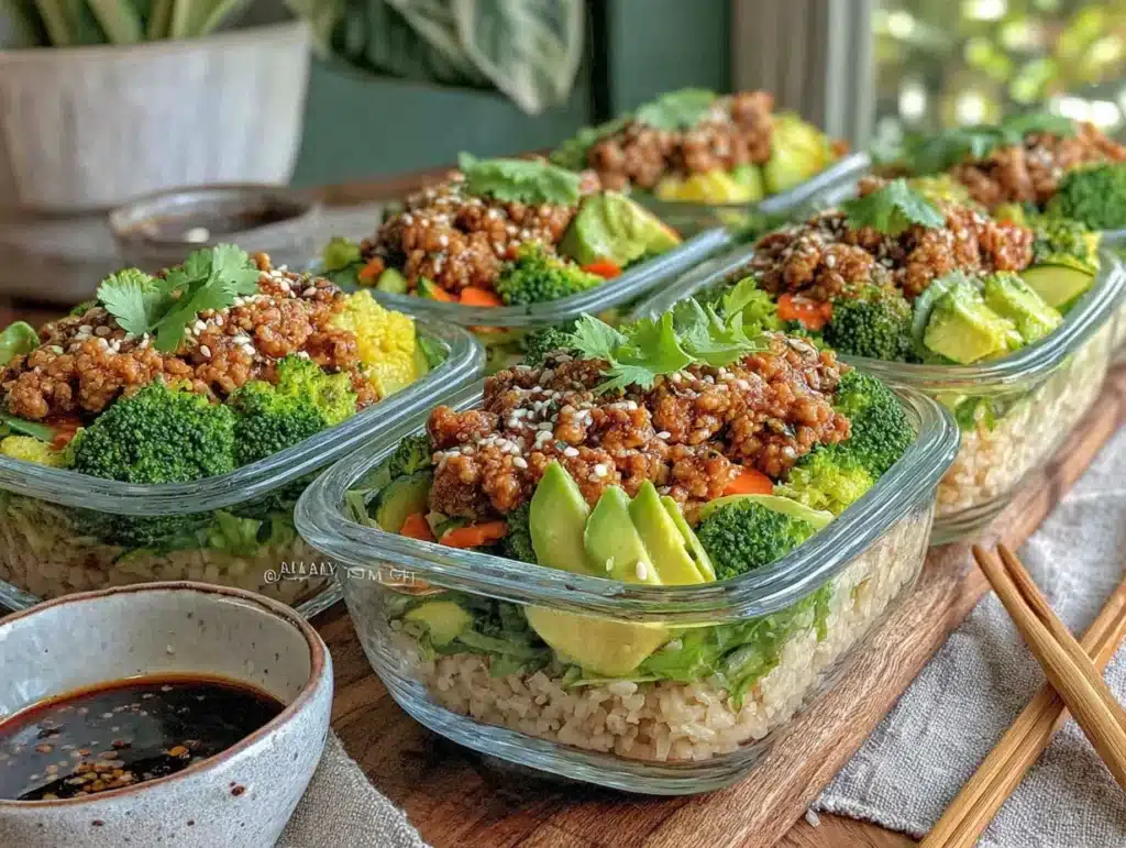 high school meal prep lunch bowls - featured image