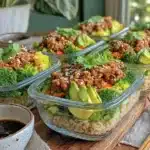 high school meal prep lunch bowls - featured image