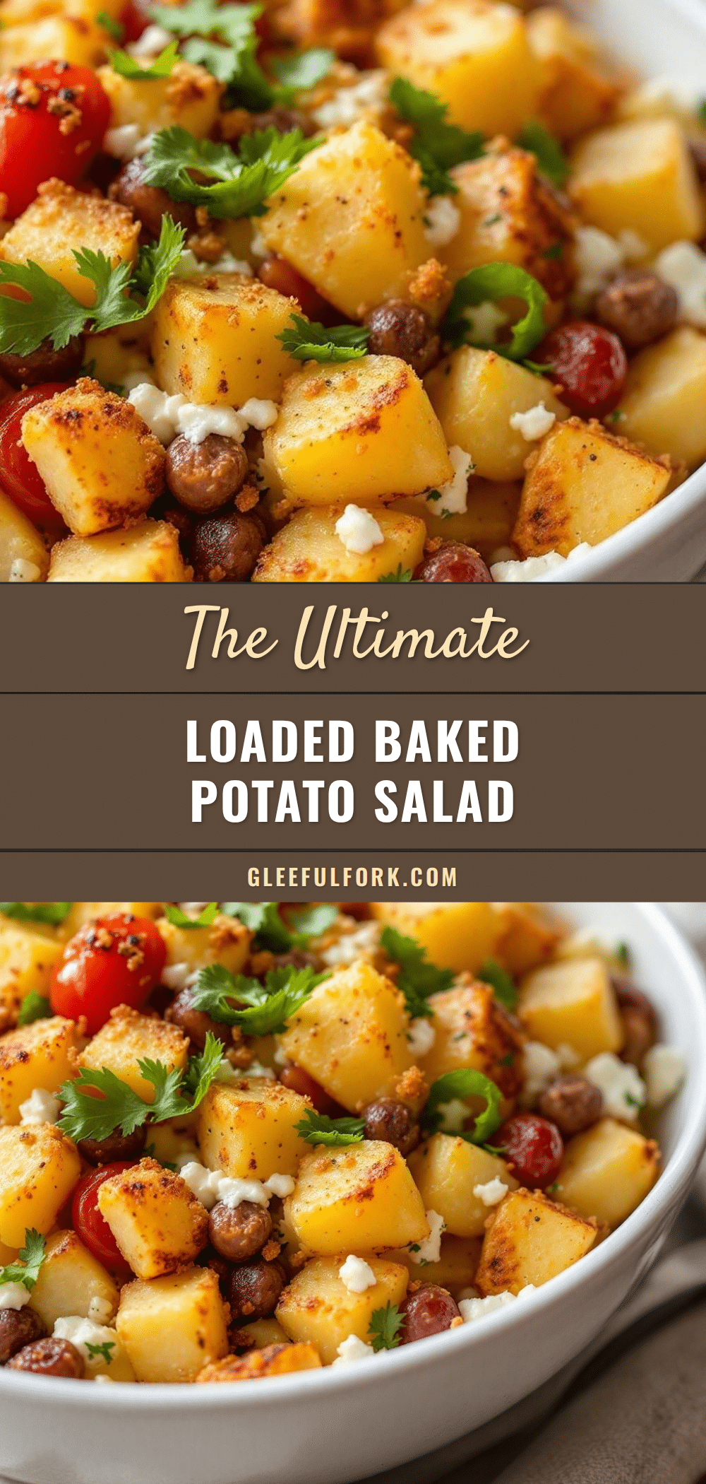 loaded baked potato salad for BBQ recipe
