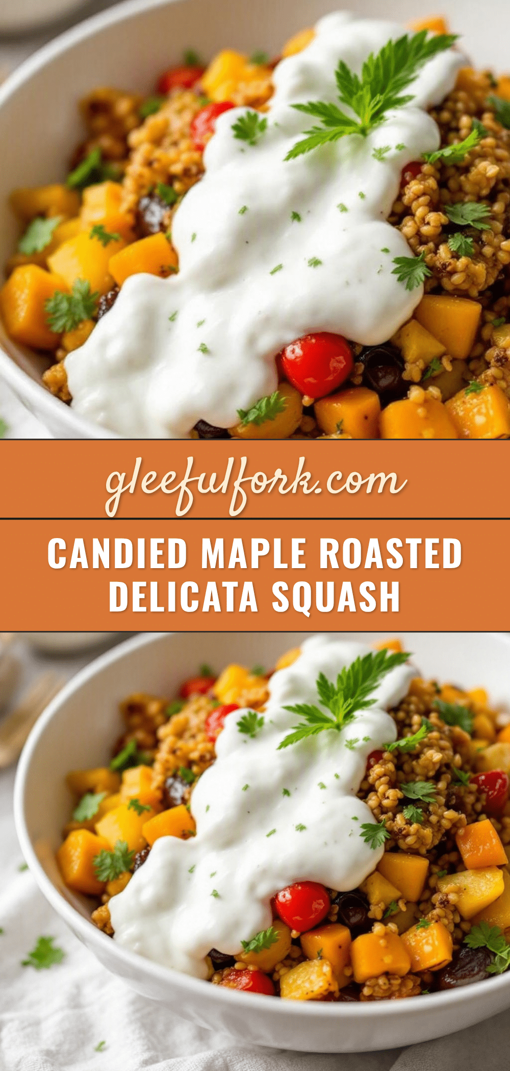 maple glazed roasted delicata squash recipe