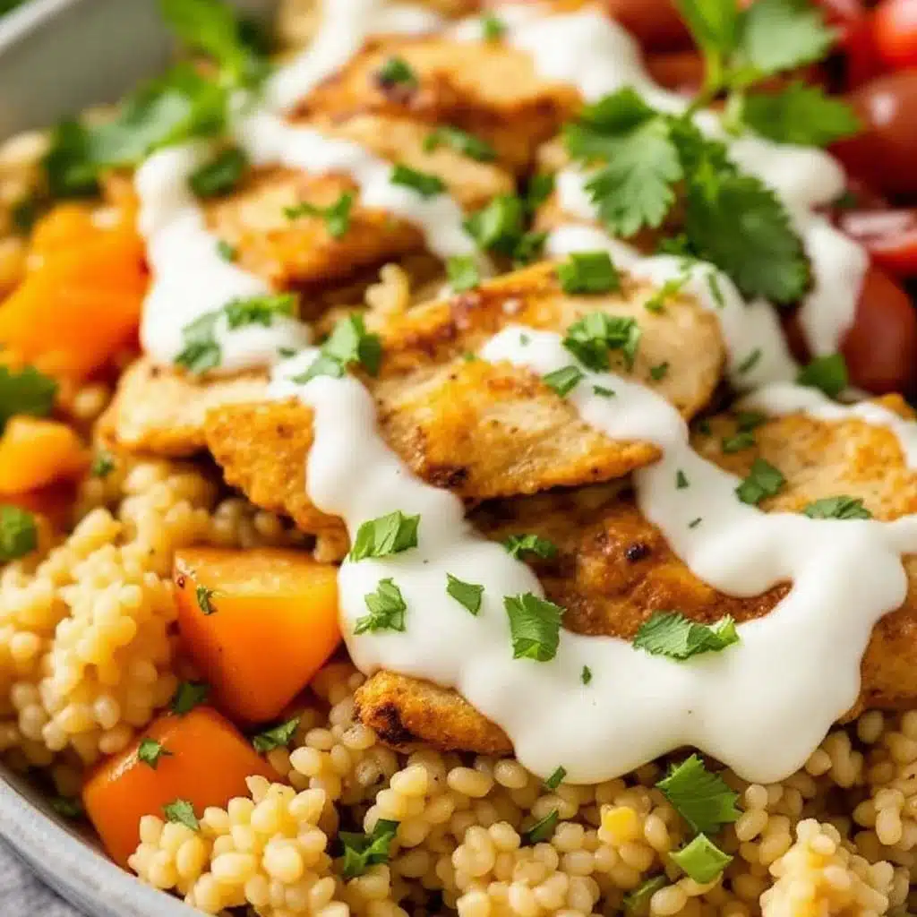 meal prep chicken and rice bowls - featured image