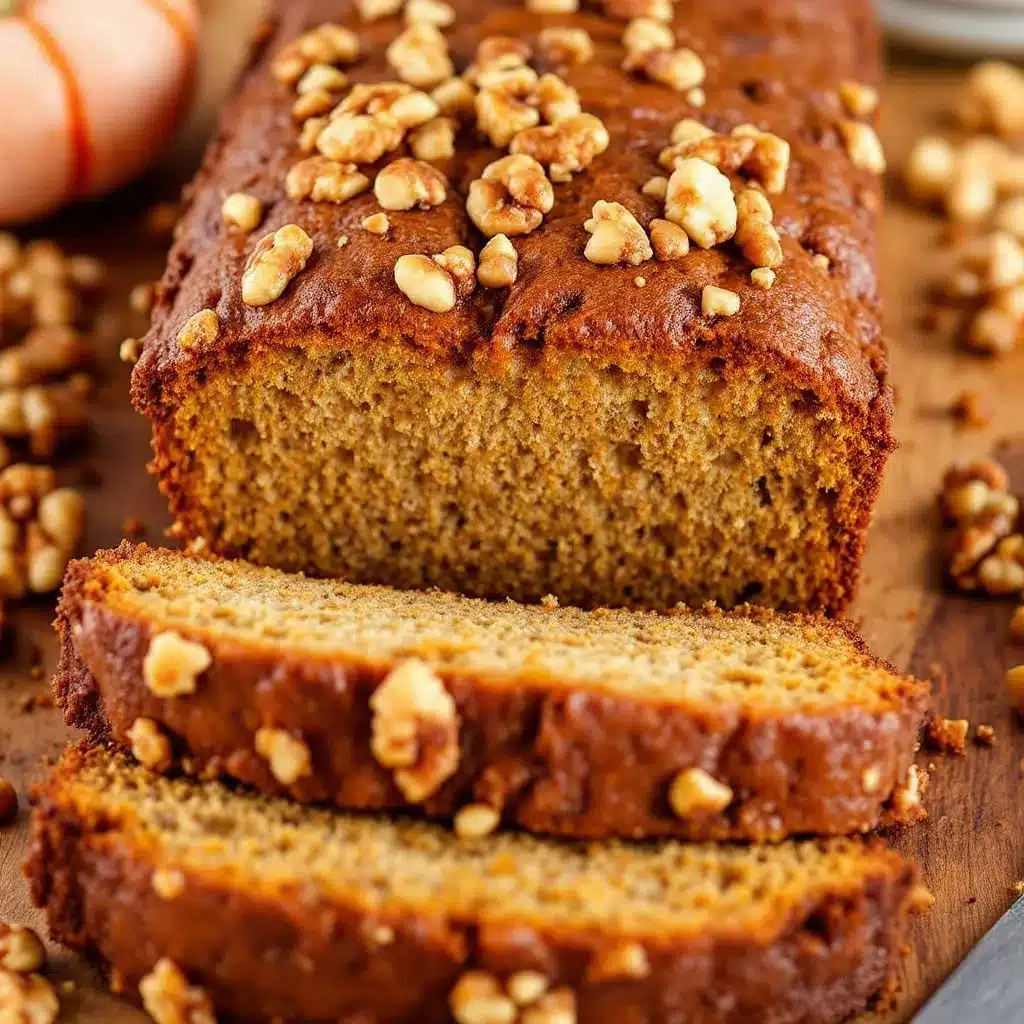 moist pumpkin banana walnut bread preparation steps