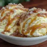 no-churn salted caramel ice cream - featured image
