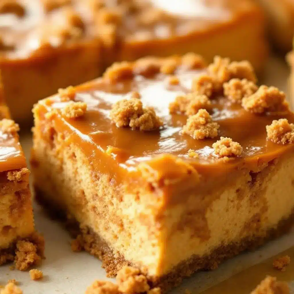 pumpkin cheesecake bars - featured image