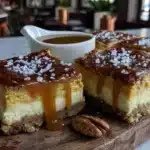 pumpkin cheesecake bars - featured image