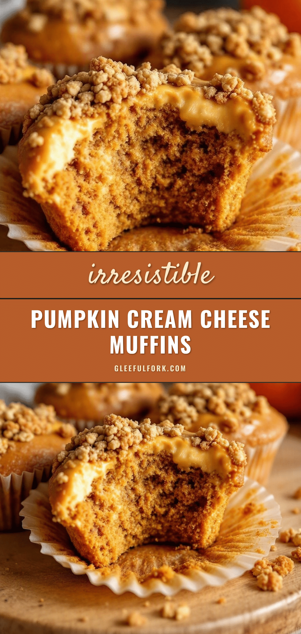 pumpkin cream cheese muffins recipe