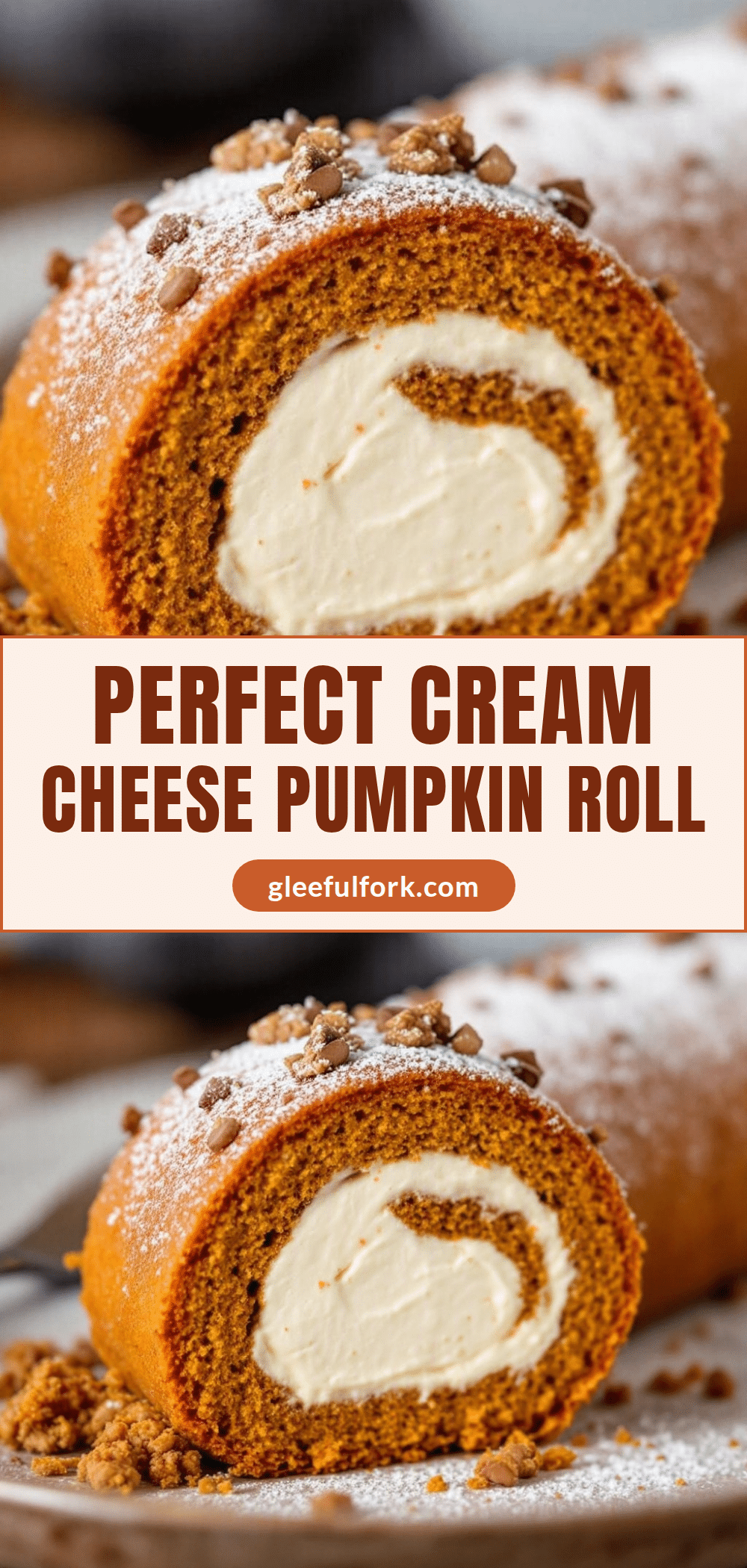 pumpkin roll with cream cheese filling recipe