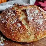 pumpkin sourdough discard bread - featured image