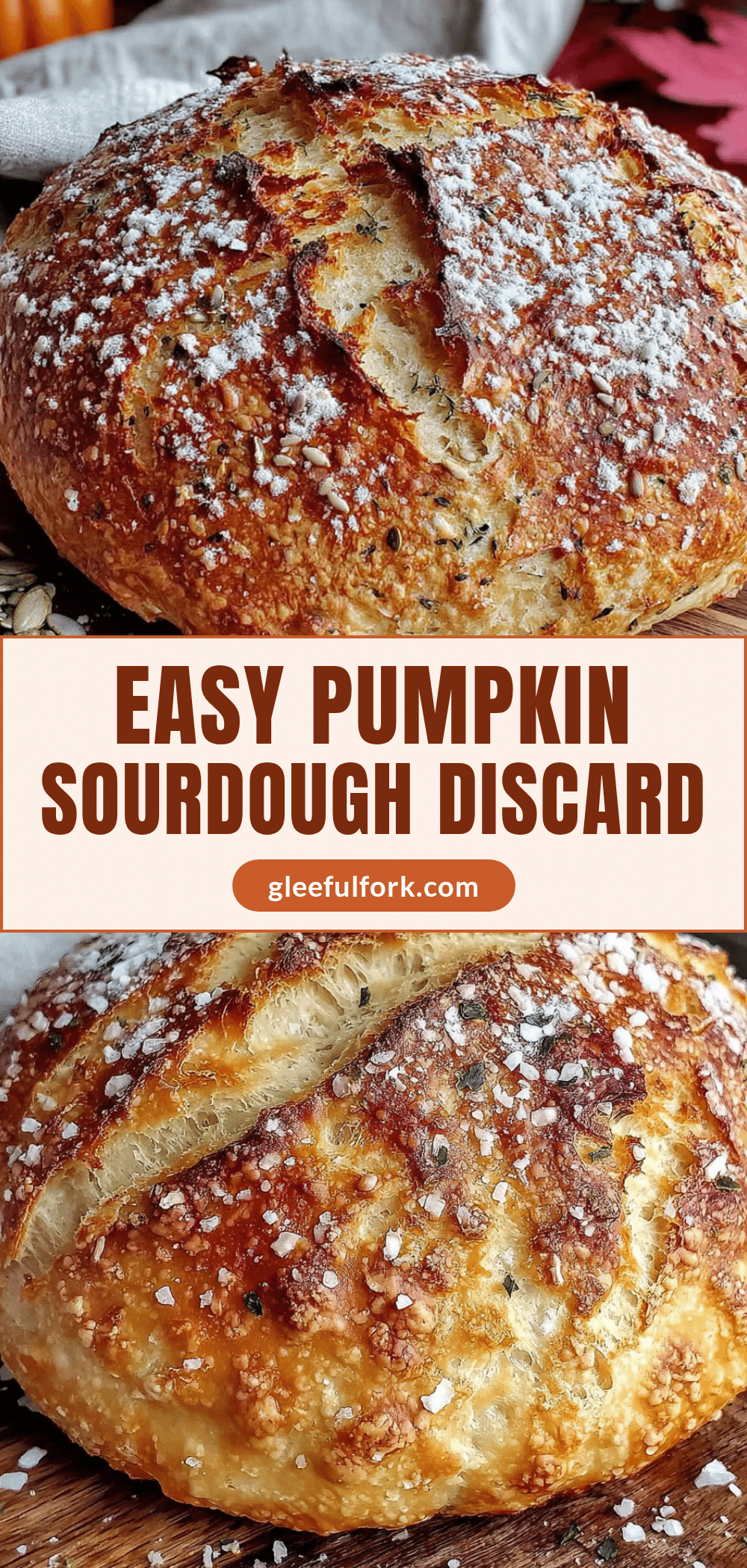 pumpkin sourdough discard bread recipe
