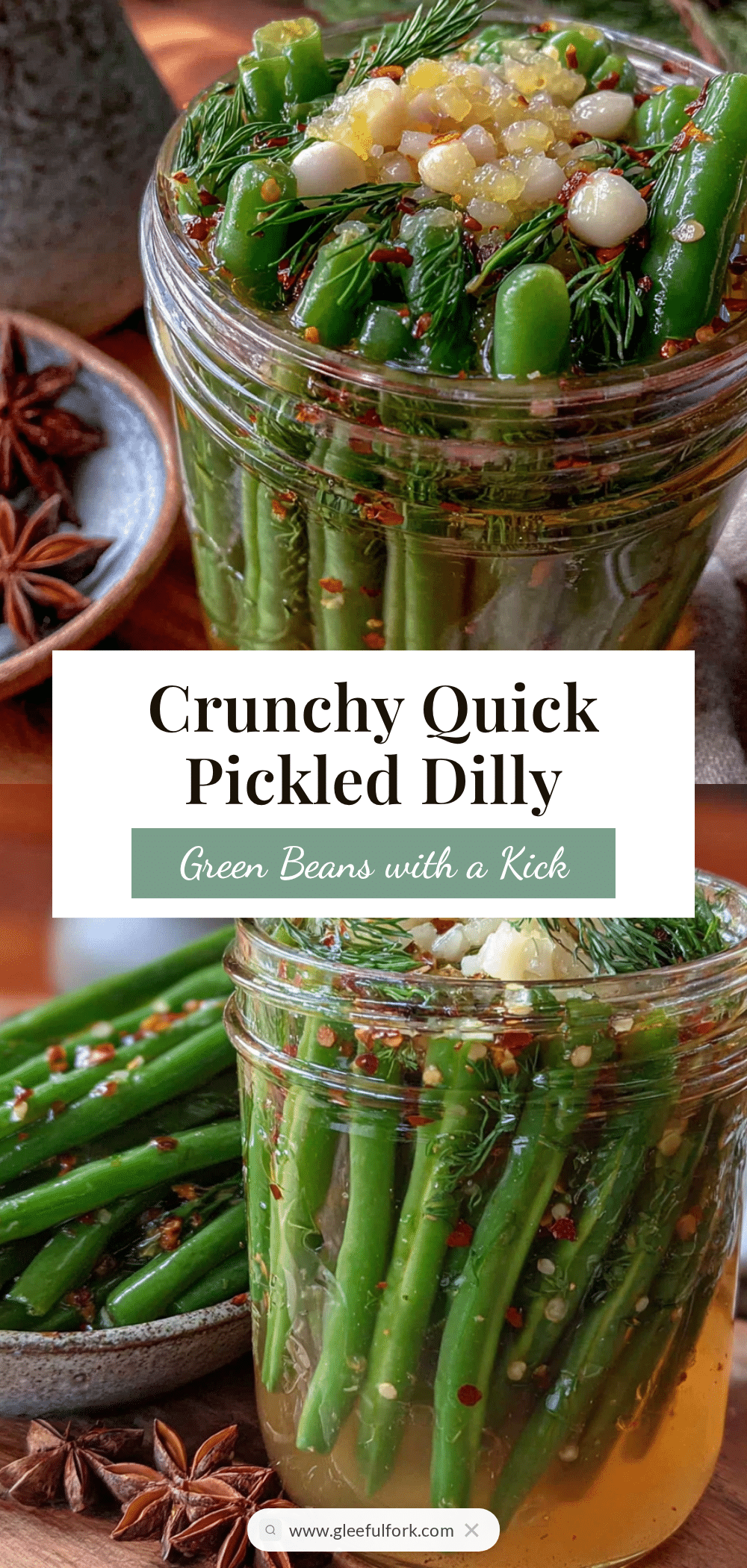 quick pickled dilly beans recipe