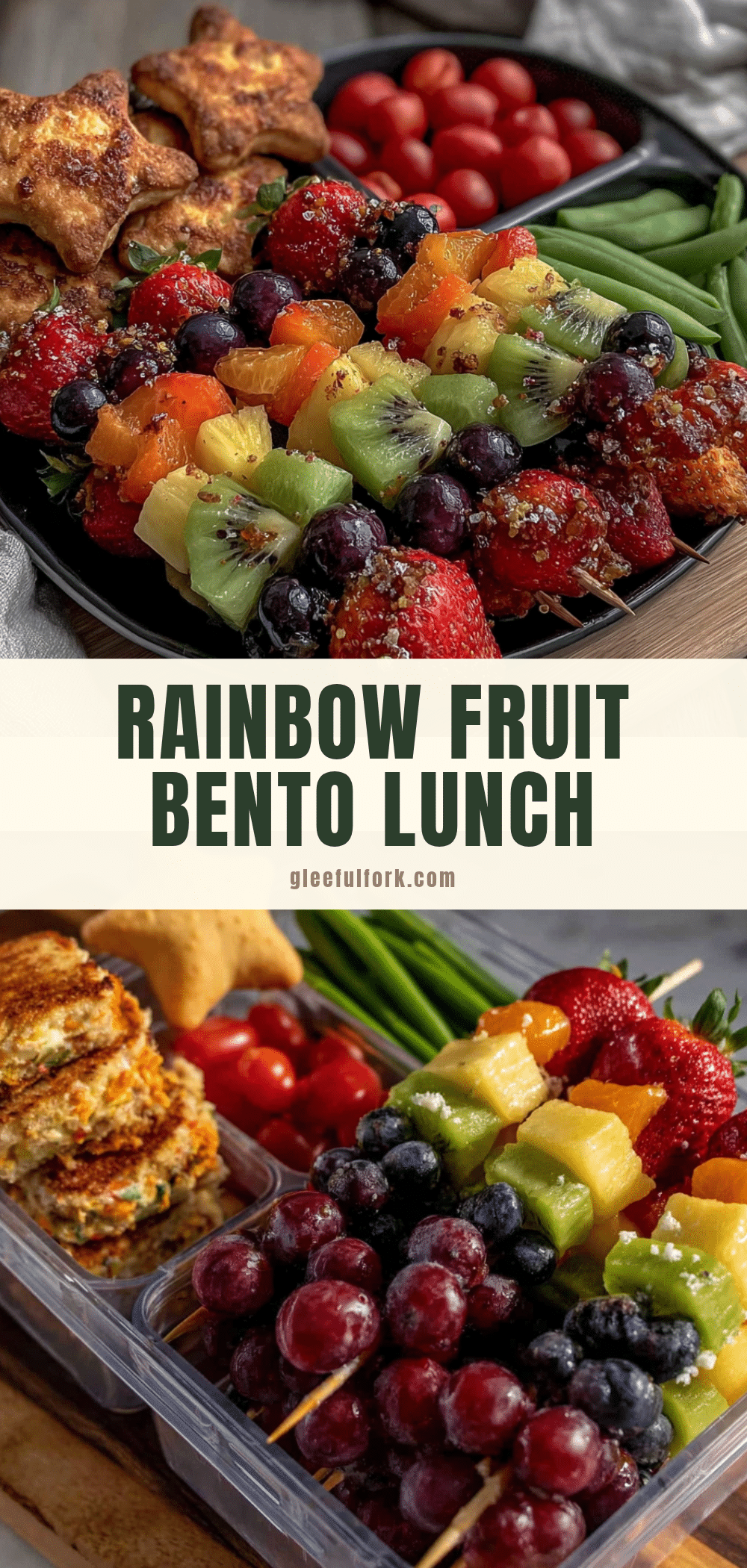 rainbow fruit bento box recipe