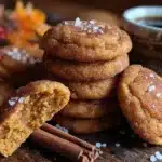 soft baked maple pumpkin spice snickerdoodles - featured image