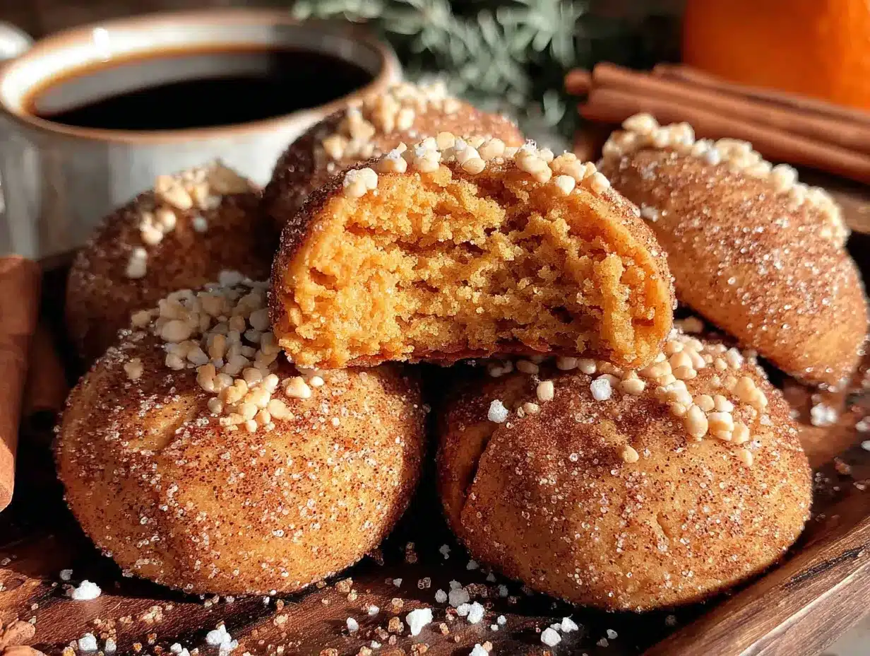 soft baked maple pumpkin spice snickerdoodles preparation steps