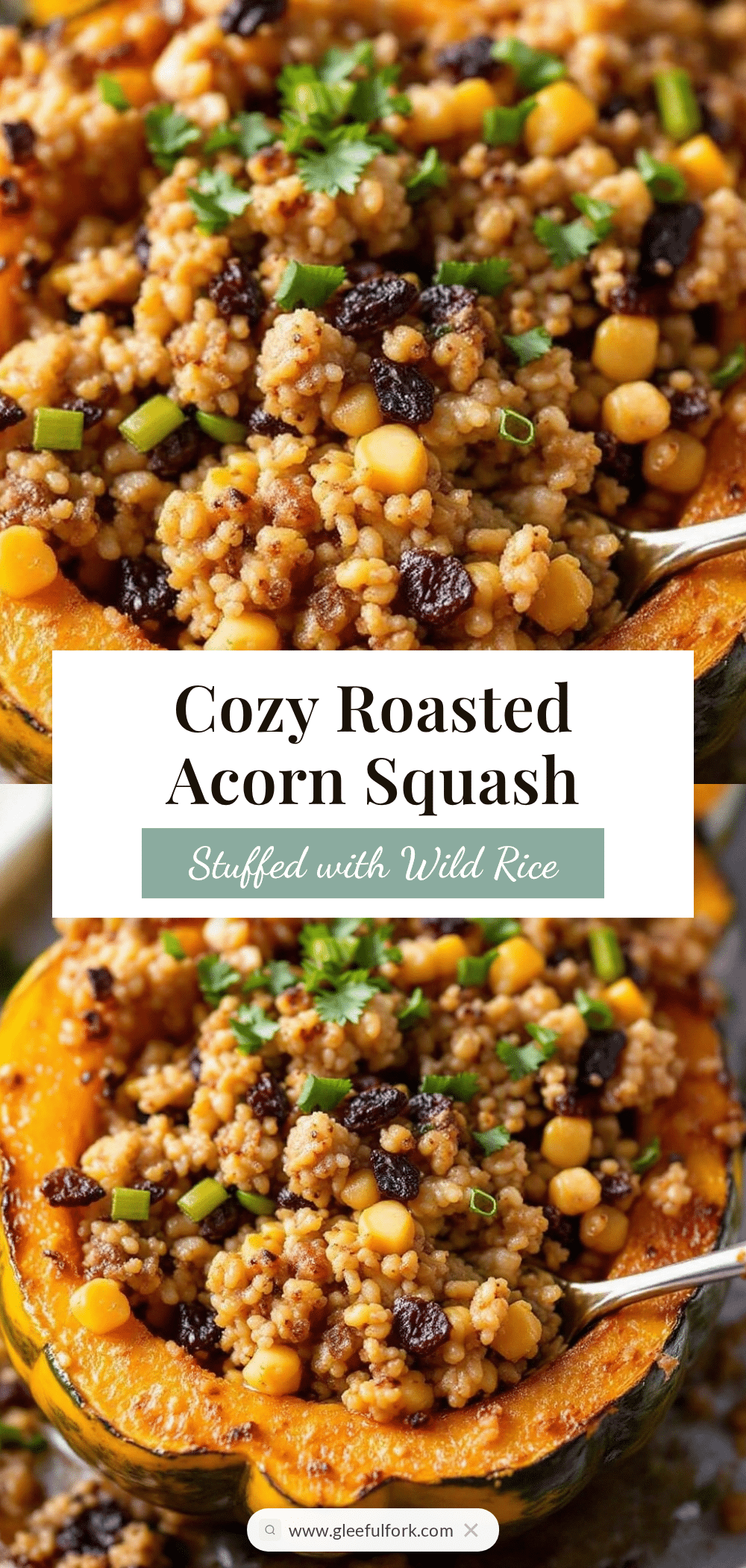 acorn squash stuffed with wild rice recipe