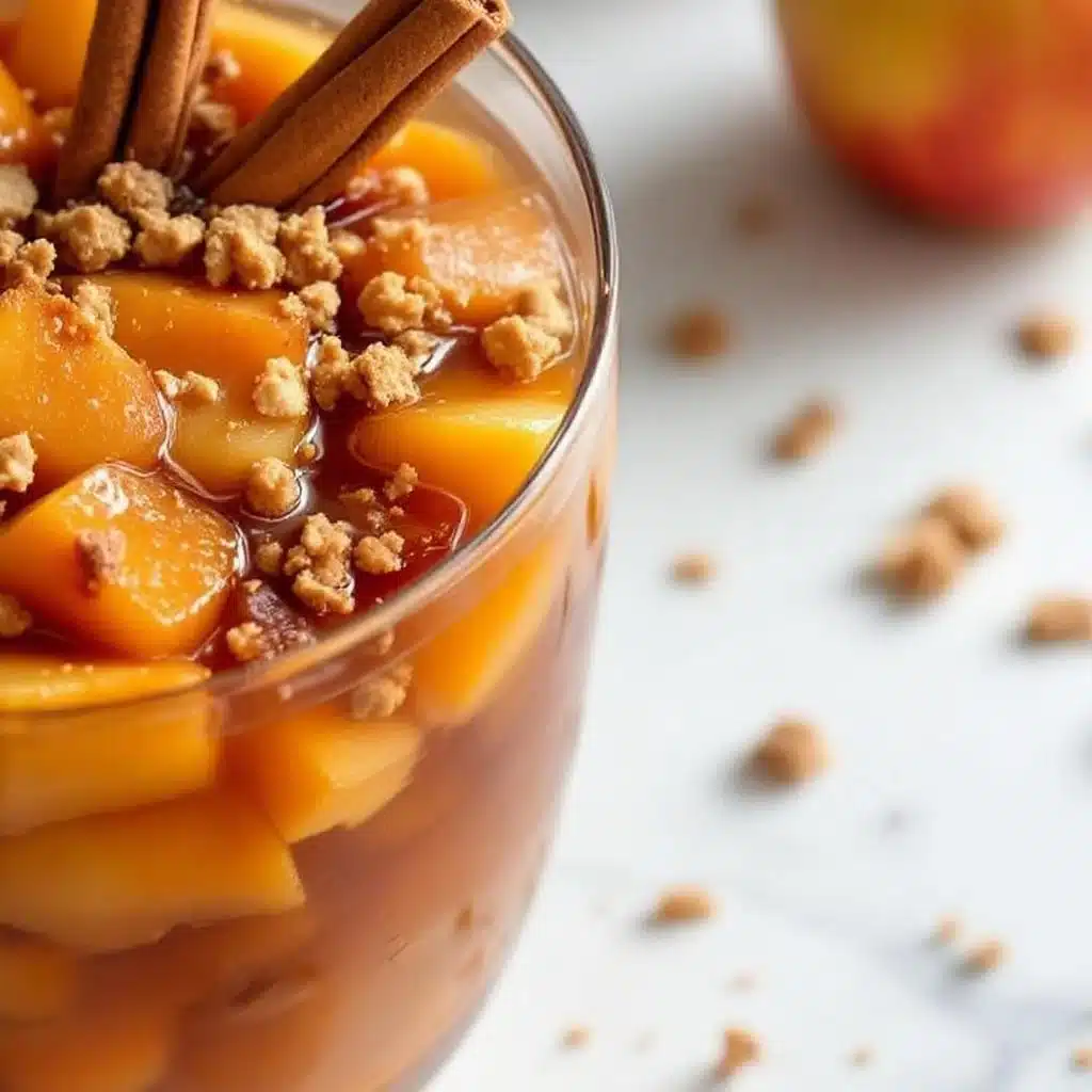apple cider caramel sangria - featured image
