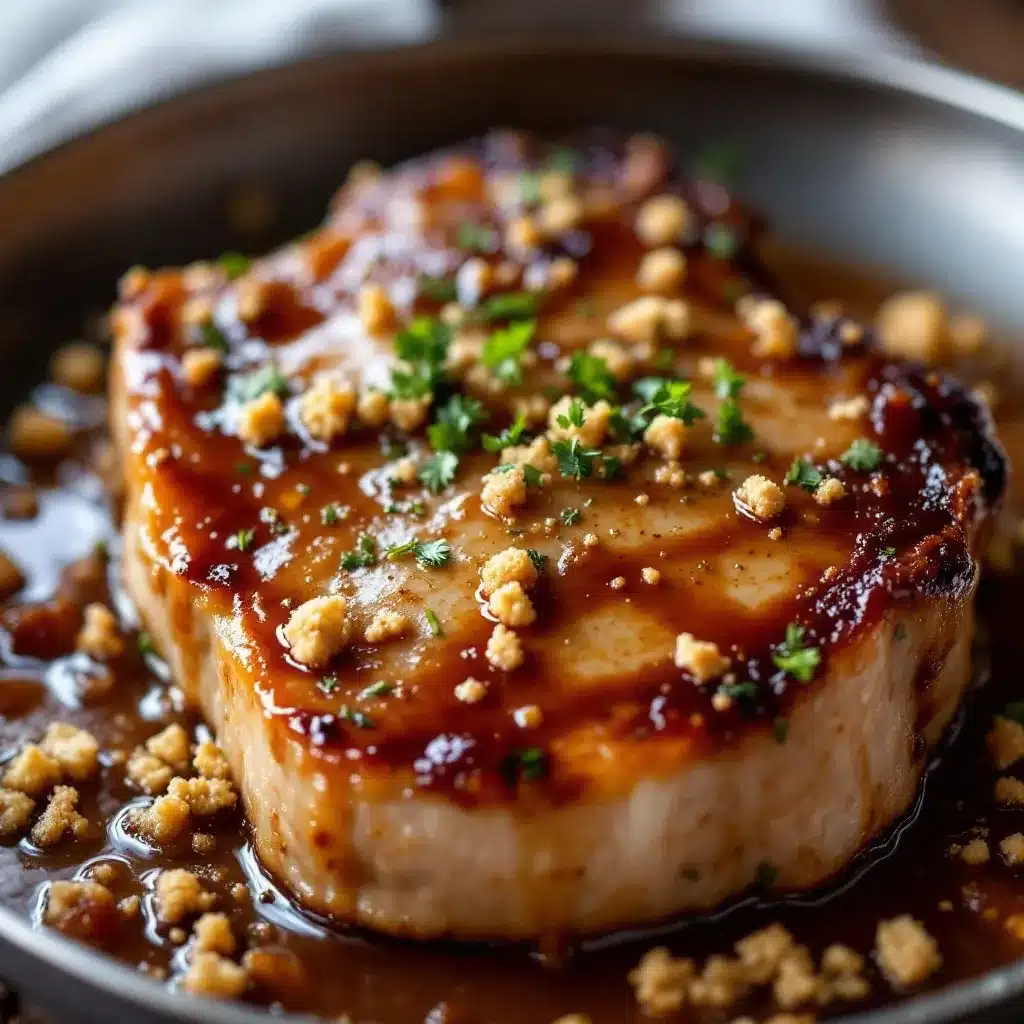 apple cider glazed pork chops preparation steps