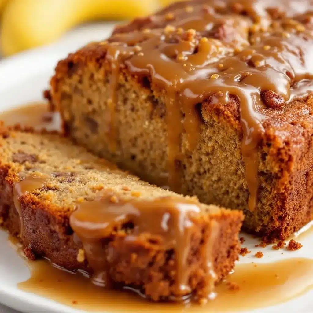 banana bread with brown butter glaze preparation steps