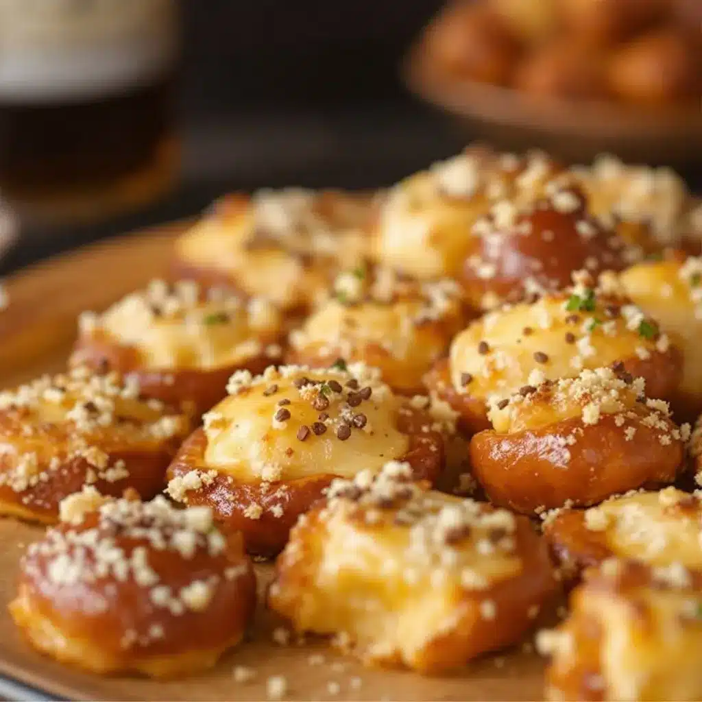 Bavarian Beer Cheese Pretzel Bites preparation steps