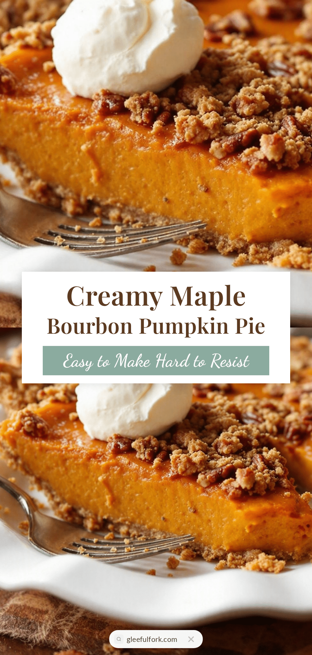 best maple bourbon pumpkin pie with pecan crust recipe