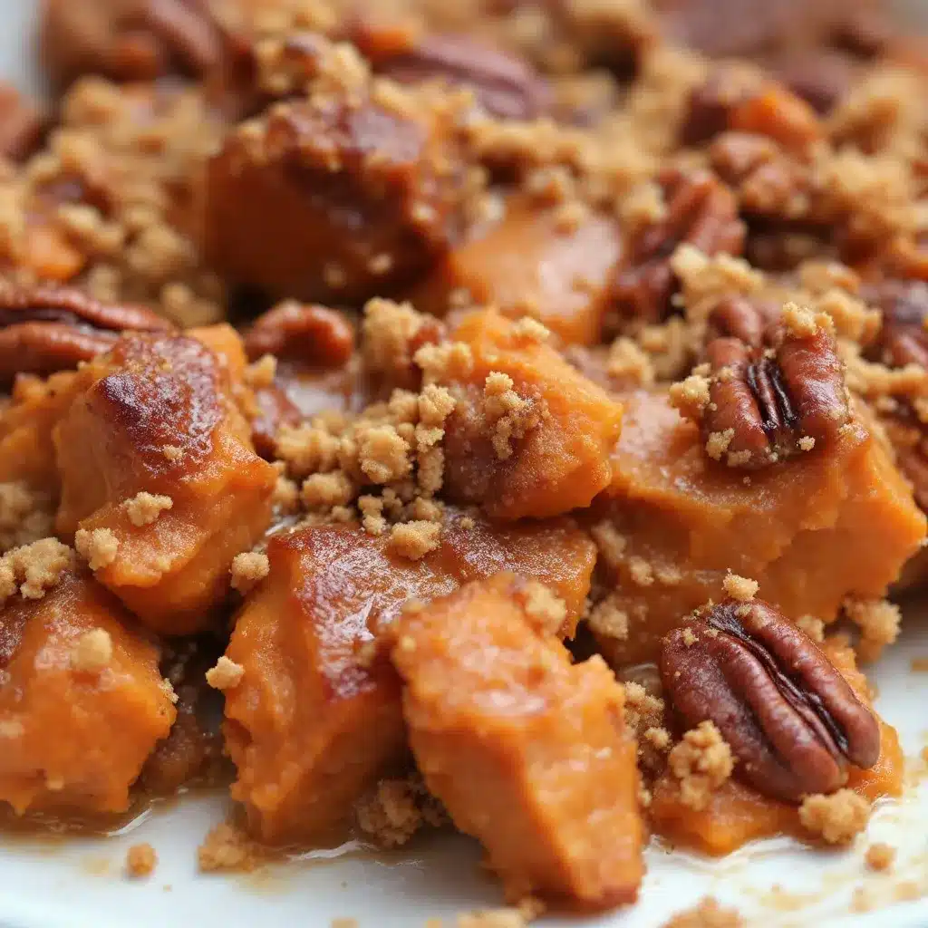 brown sugar bourbon sweet potato casserole preparation steps
