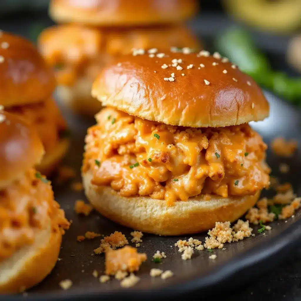 buffalo chicken dip stuffed sliders preparation steps