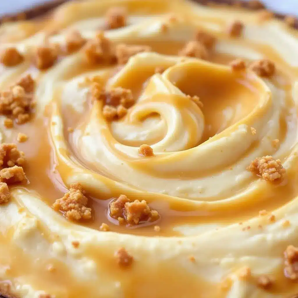 caramel apple cheesecake dip preparation steps