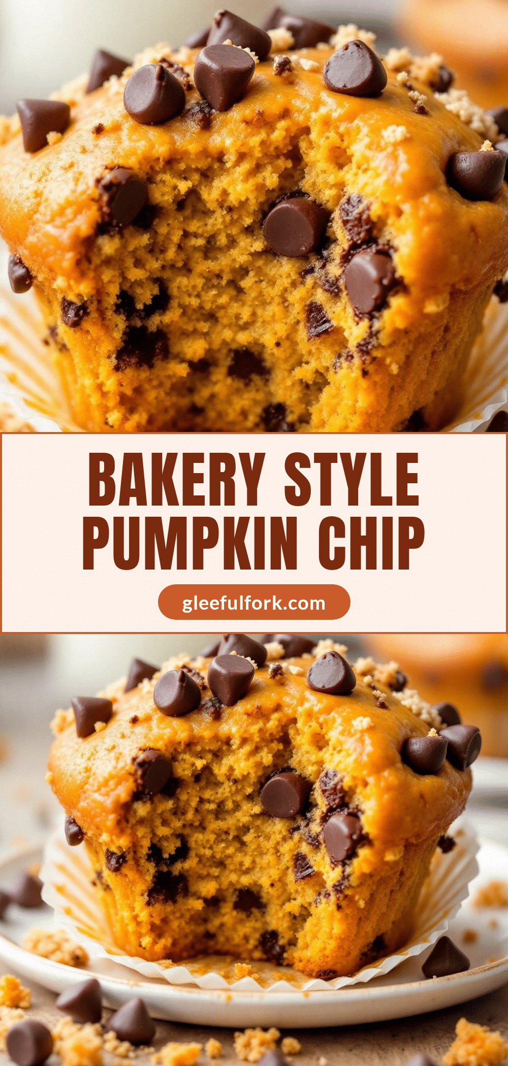 chocolate chip pumpkin muffins recipe