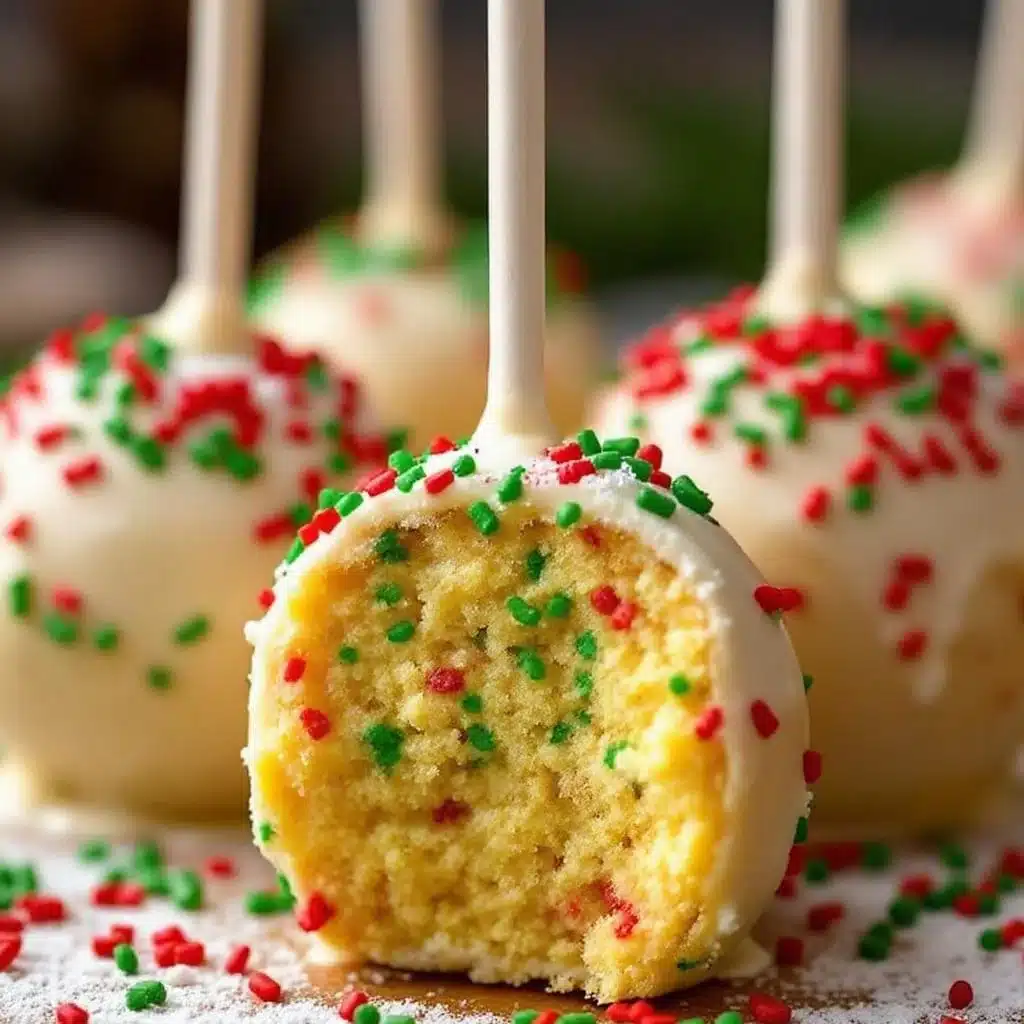 Christmas Cake Pops - featured image