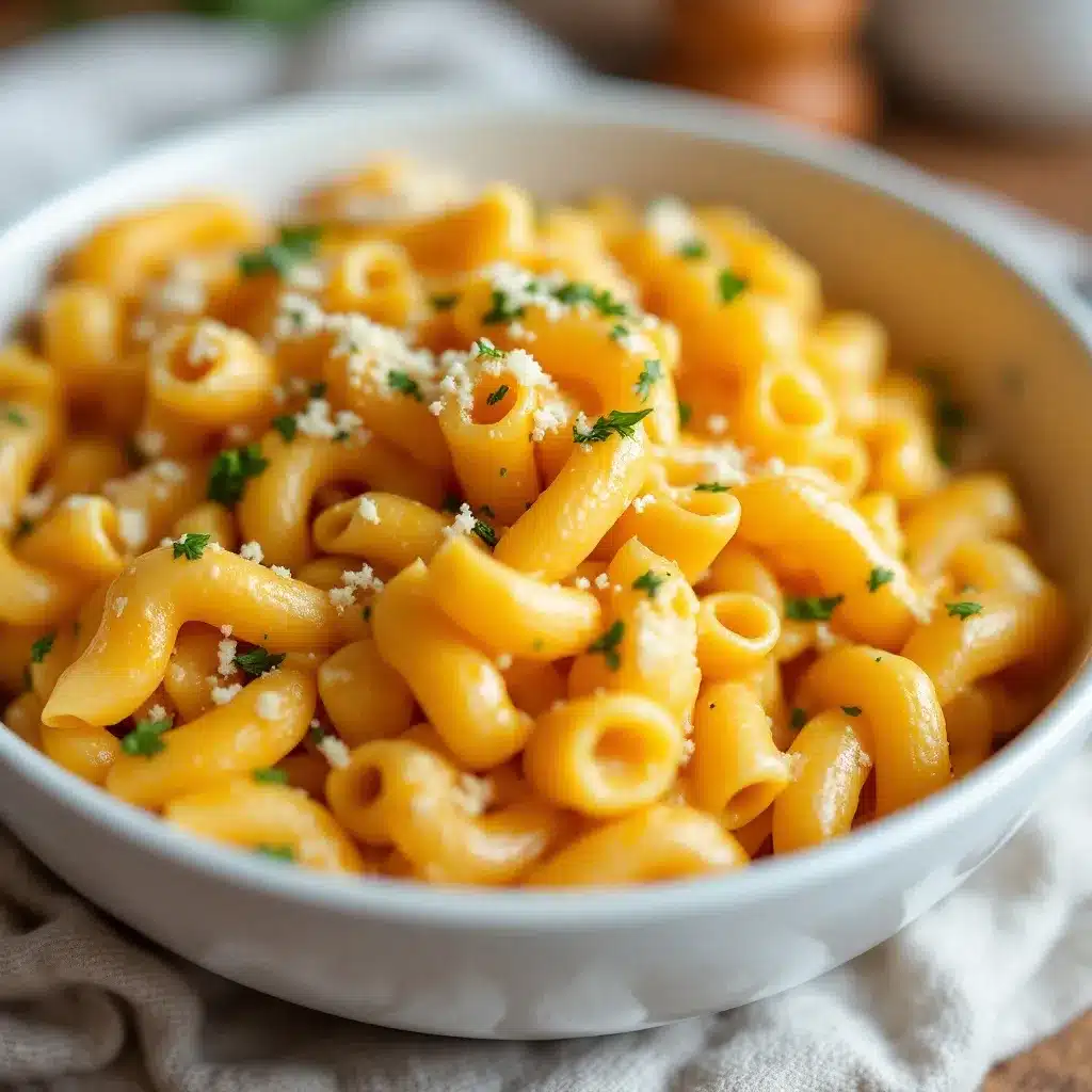 creamy butternut squash mac and cheese bake preparation steps