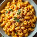 creamy butternut squash mac & cheese - featured image