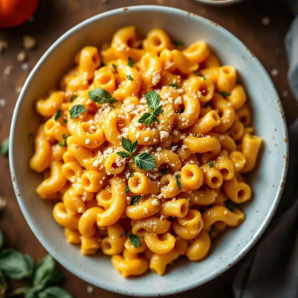 creamy butternut squash mac & cheese preparation steps