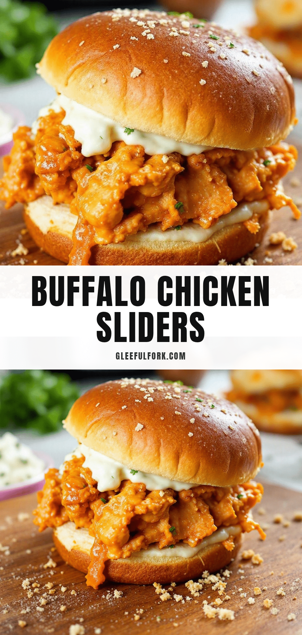 creamy crockpot buffalo chicken sliders recipe