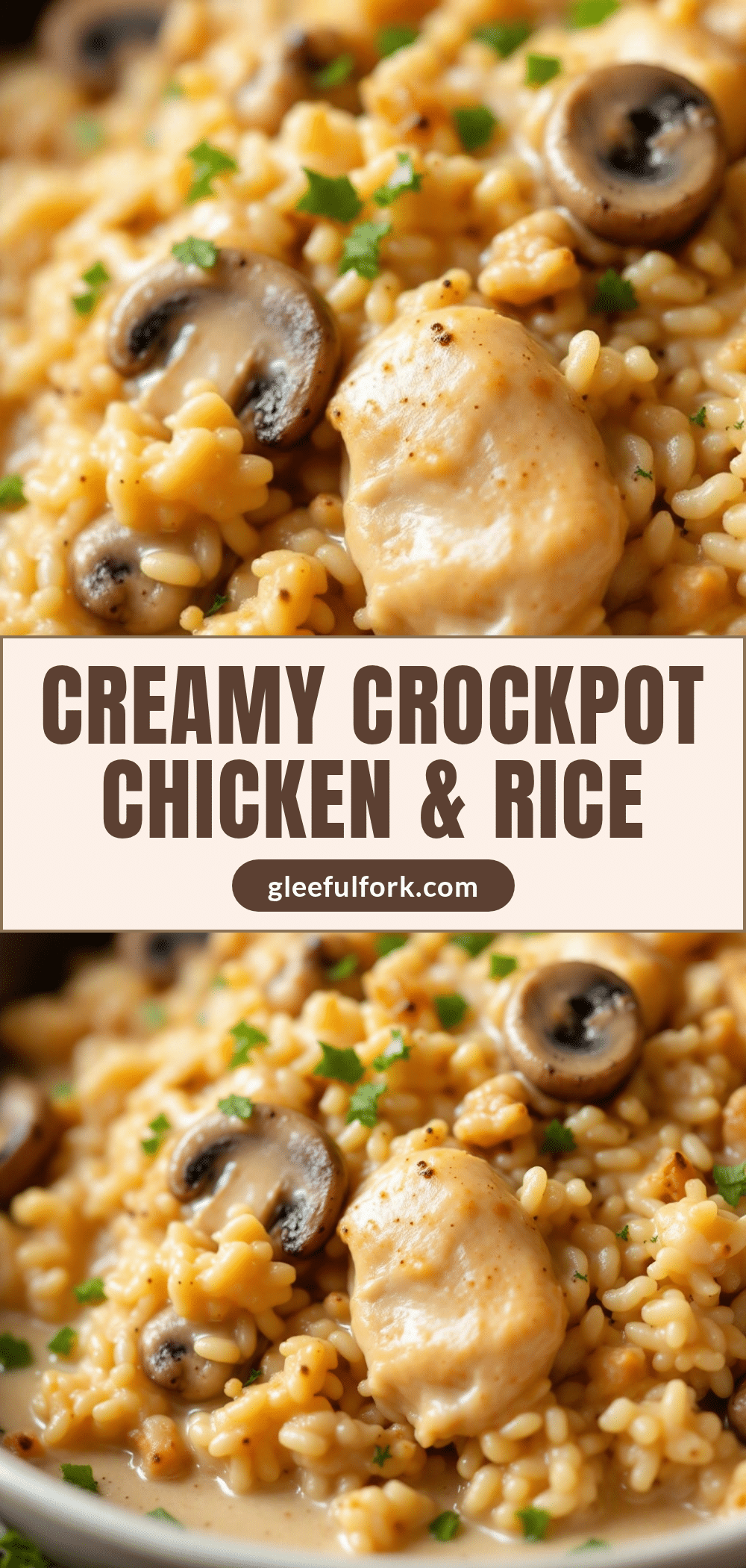creamy crockpot chicken and rice recipe