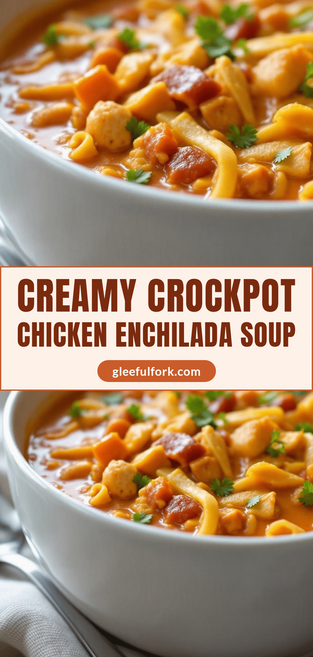 creamy crockpot chicken enchilada soup recipe