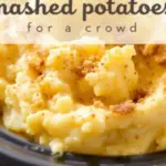 creamy crockpot mashed potatoes - featured image