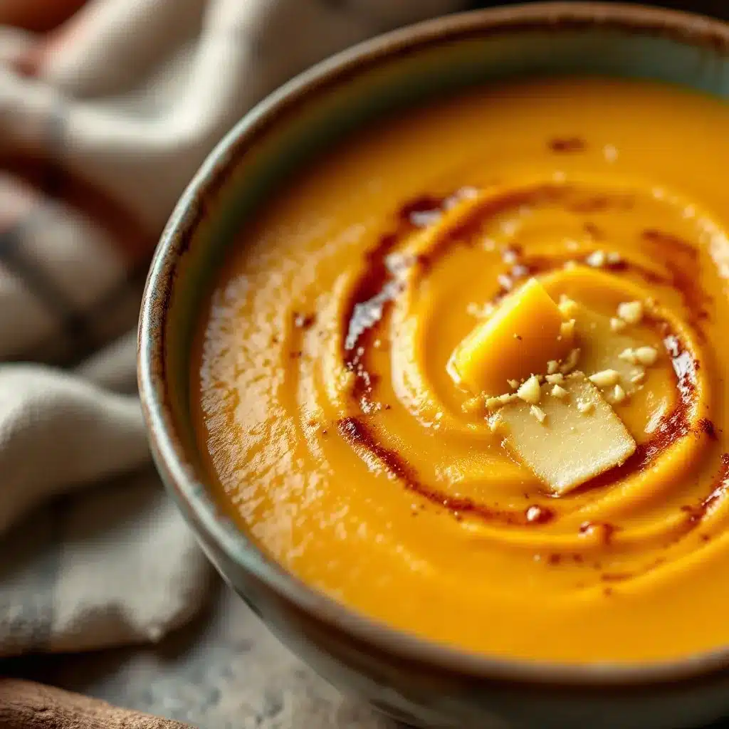 creamy honeynut squash soup preparation steps